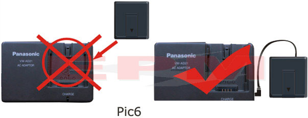 Panasonic VW-VBG130 VW-VBG260 Replacement Battery User Instructions