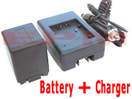 2800mAh VW-VBG260 Battery + Charger for Panasonic HDC-DX1 HDC-DX3 HDC-HS100 HDC-HS200 HDC-HS250 HDC-HS300 HDC-SD1 HDC-SD20 HDC-SD200 HDC-SD3 HDC-SD5 HDC-SD7 HDC-SD9 HDC-SX5 NV-GS90 PV-GS90 SDR-H80 SDR-H90 VDR-D100 VDR-D50 VDR-D51 Camcorders