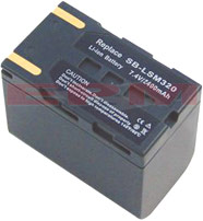SB-LSM320 2400mAh Samsung SC-D VM-DC VP-D VP-DC Extended Battery